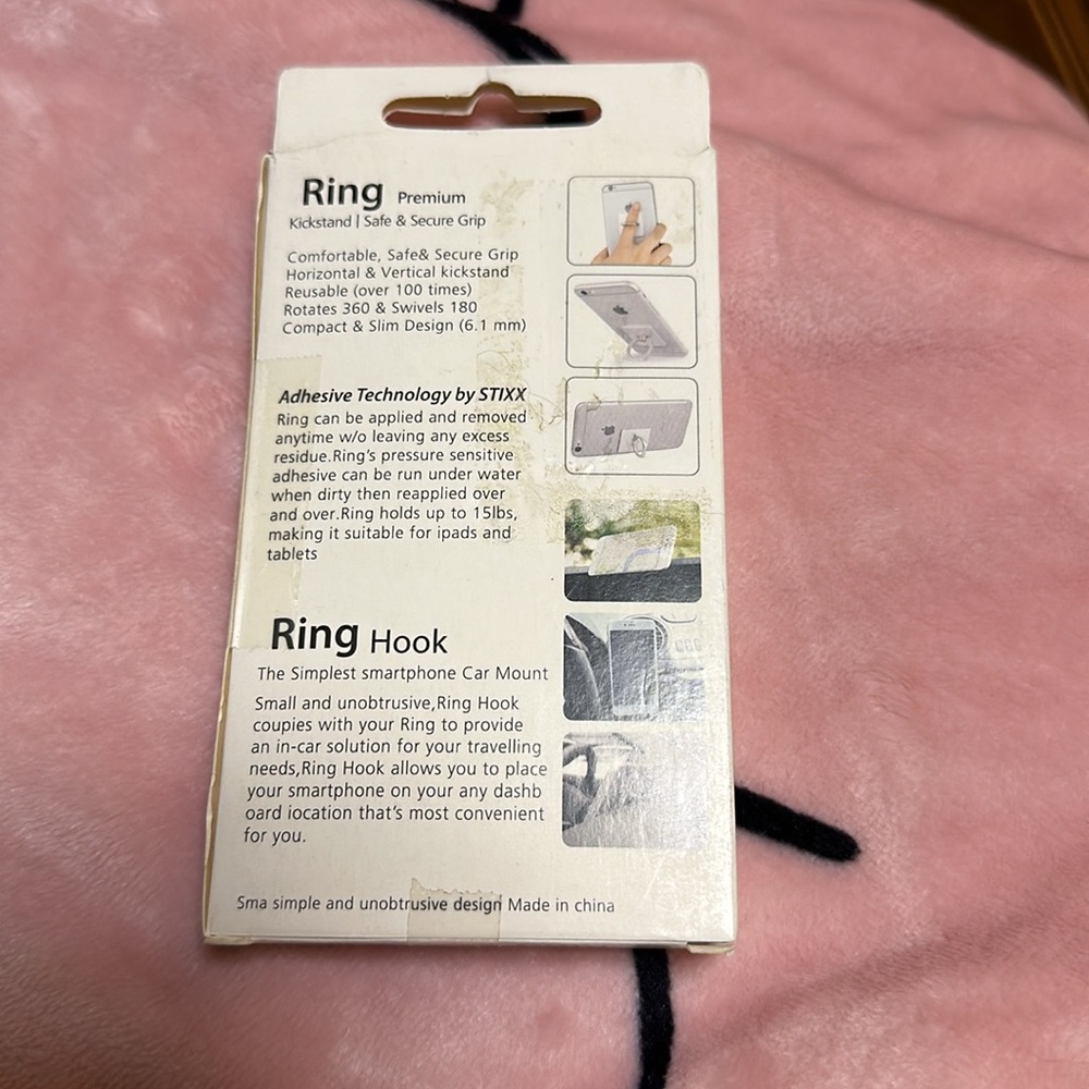 Ring Premium Rabbit Universal Smartphone Mount Kickstand & Hook - Picture 4 of 6